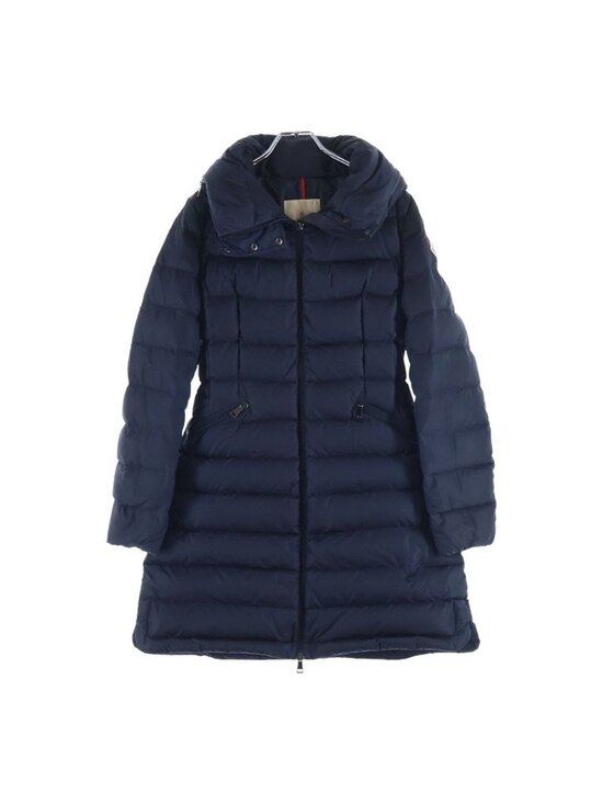 Moncler Jackets & Blazers - Moncler Flammette Down Coat Nylon Hood Navy